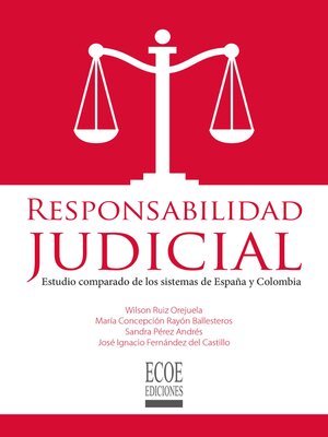cover image of Responsabilidad judicial